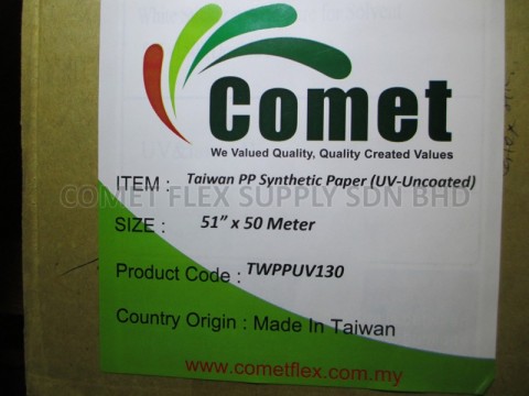 PP Synthetic Paper - Uncoated (For Latex & UV) (±180g)图2