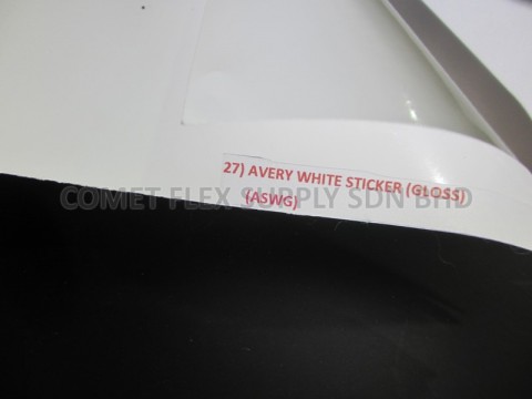 Avery White Sticker (Permanent, Gloss, 100 Mic)图2
