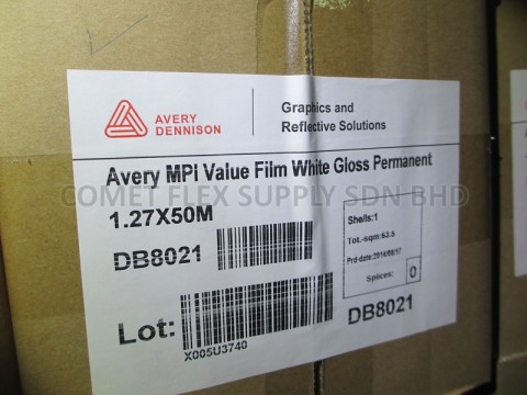 Avery White Sticker (Permanent, Gloss, 100 Mic)图3