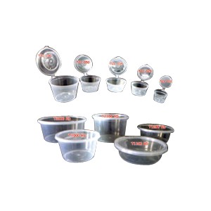 Microwavable Thin - Wall Round PP Container And Lid