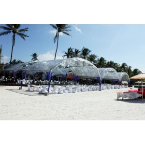 Transparent Curve Top Canopies