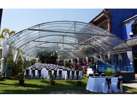 Transparent Curve Top Canopies图2