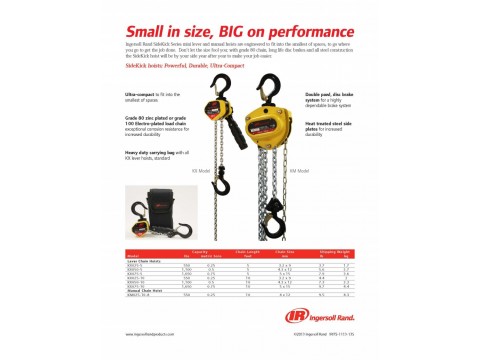 KX Series Mini Hoist图2
