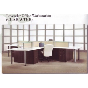 Lavender Office Workstation