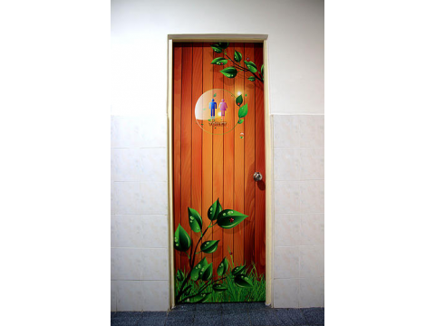 Sticker For Toilet Door图2