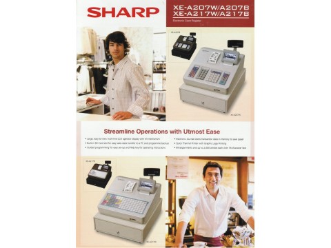 Sharp ECR XE-A217 Cash Register图2