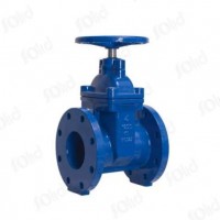 Flanged end gate valve