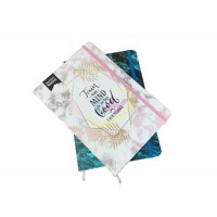 Marble Pattern Hardcover Journal with Inspirational Quote