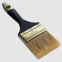 3 in. Wood Handle Bristle Paint Brush