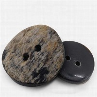 Natural Buffalo Horn Coat Button