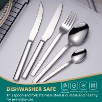 5 Pieces Thick Stainless Steel Cutlery Set