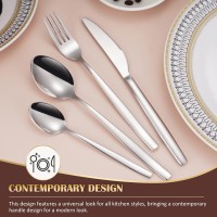 4 Pieces Stainless-Steel Silverware Set