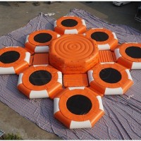 Biggest inflatable trampoline park water park for sea and lake