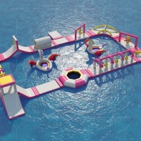 large inflatable comb obstacle course party