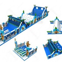 giant inflatable obstacle course 200m