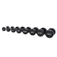 Round Head Rubber Dumbbells
