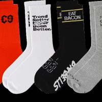 Custom logo & brand socks