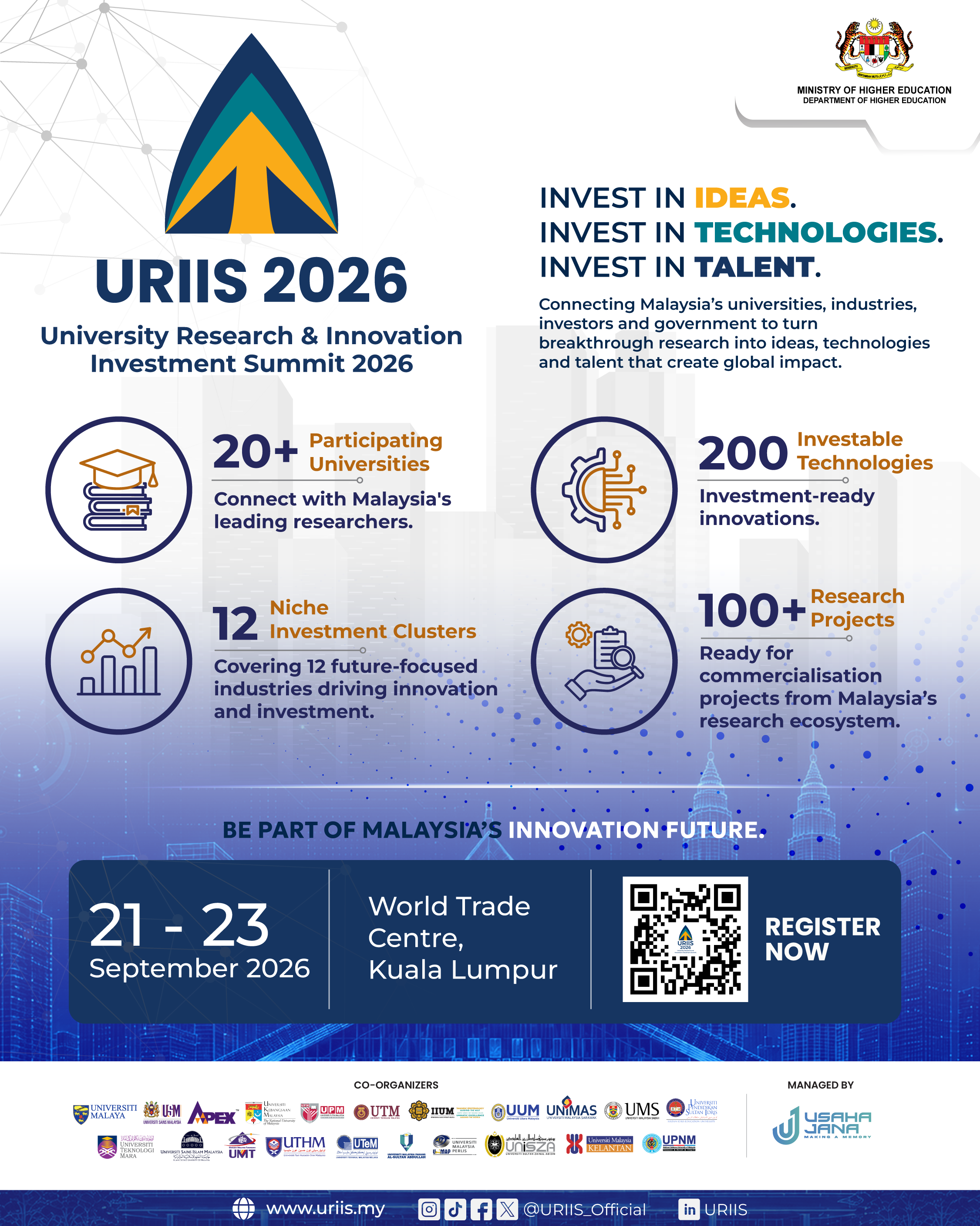 URIIS 2026 | University Research and Innovation Investment Summit 2026