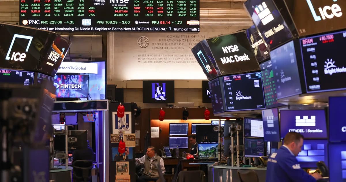 Wall Street ends lower after Fed chair Warsh reaffirms inflation fight